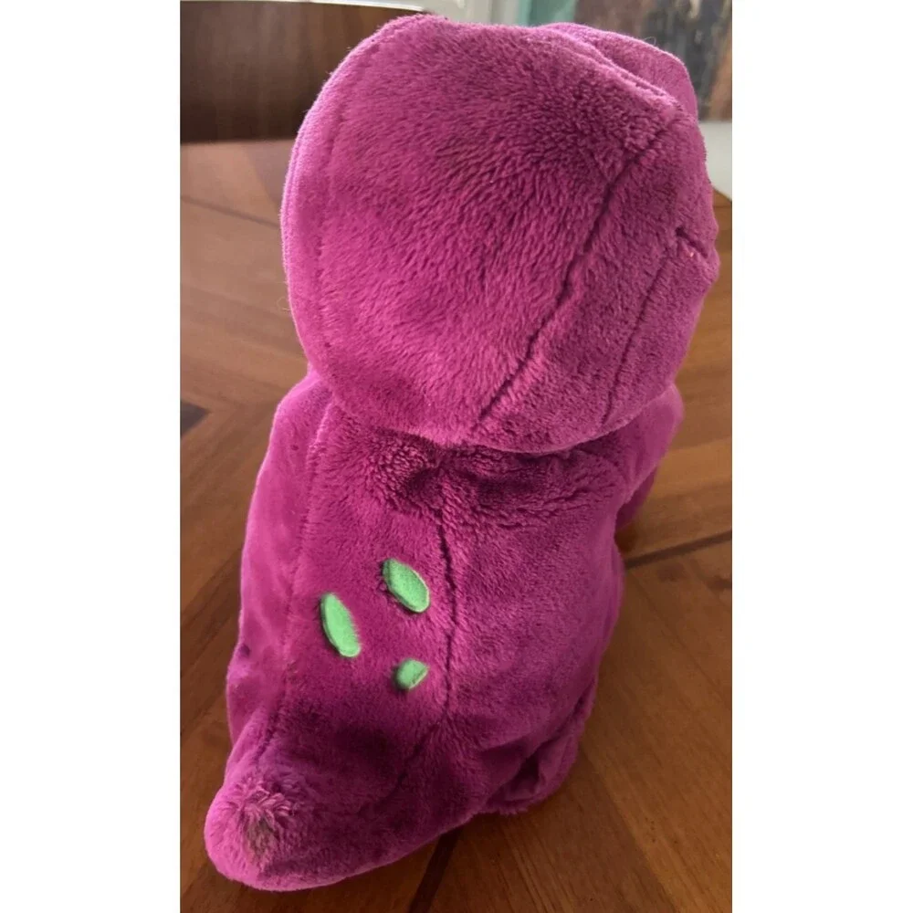 1997 Microsoft Barney plush talking games Singing ametoy WORKS GREAT! 12
